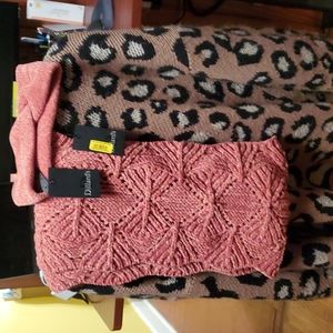 Infinity scarf and ear warmer